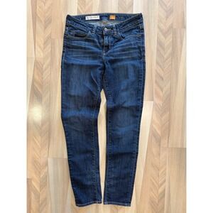 Pilcro and the Letterpress Jeans Womens Size 27 Blue Wash Skinny Stretch Denim